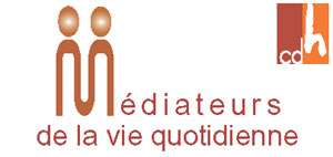 logo mediateurs de la vie quotidienne cdh belgique